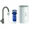 Grohe Standventil Und Boiler Red Mono M-Size C-Auslauf Hard Graphite Geb., 30085AL1 10