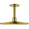 GROHE Kopfbrauseset Rainshower SmartActive 310 26477, 2 Strahlarten, Deckenauslass 142 Mm, Runde Form, Cool Sunrise Gebürstet 17