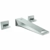 Grohe 3-L- Waschtisch Wandbatterie Allure Brilliant 20348 FMS Ausladung 210mm Supersteel, 20348DC0 10