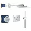 Grohe Grohtherm SmartControl Duschsystem Unterputz Mit Rainshower SmartActive 310 Cube Chrom 34804000 19